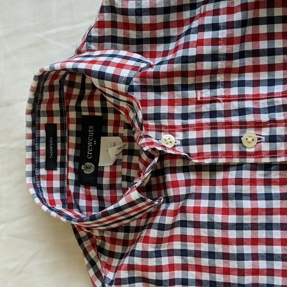 Crewcuts by J Crew long sleeve Thompson gingham dress shirt 3T toddler boys - Picture 5 of 7